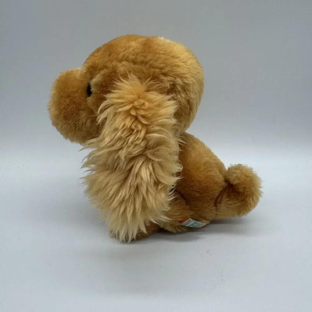 Vintage Dakin Cocker Spaniel Gold 7in Stuffed Plush 1978 Clippings Nutshells